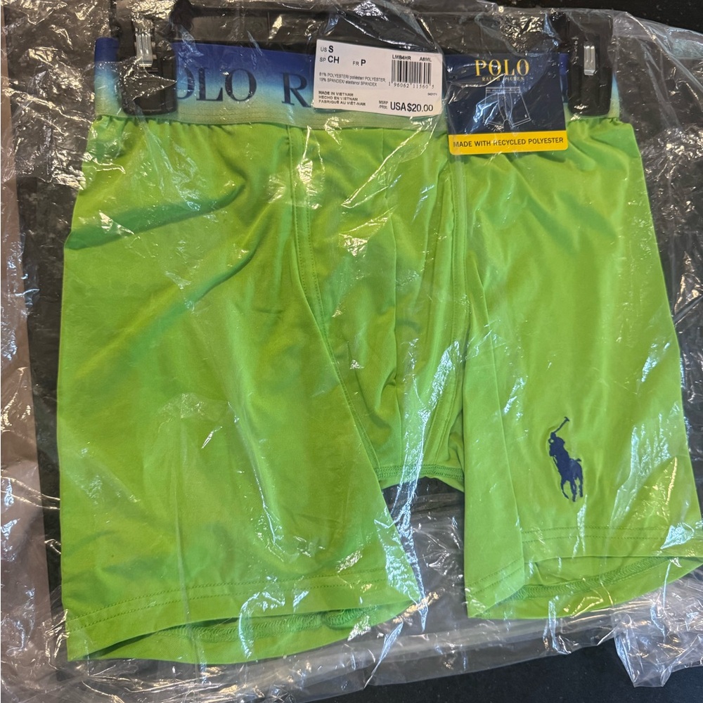 Ralph Lauren Neon Green Boxer Briefs - Brand new